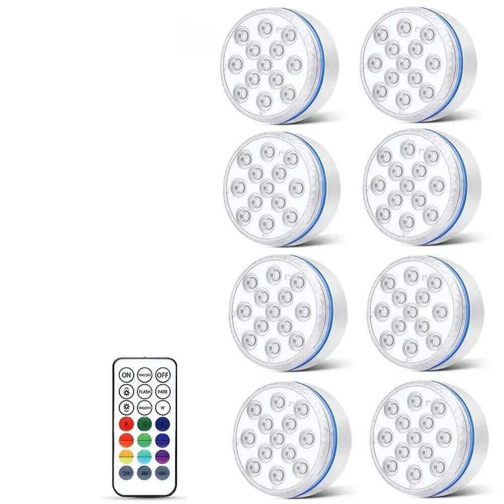 Luminária Led de Piscina RGB com Ventosas