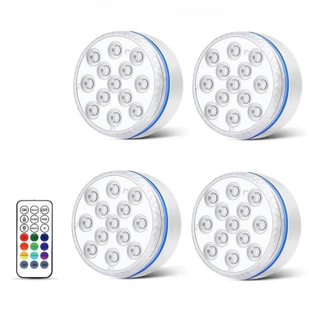 Luminária Led de Piscina RGB com Ventosas