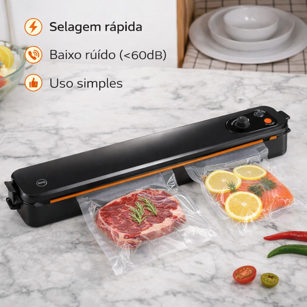 Seladora a Vacuo de Alimentos Profissional