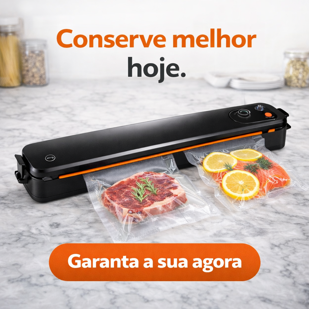 Seladora a Vacuo de Alimentos Profissional
