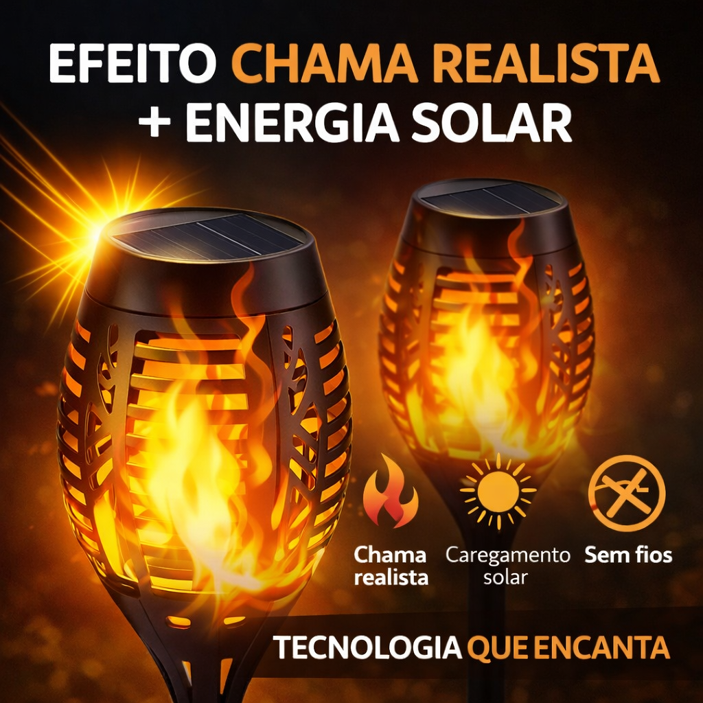 Luminária Tocha Solar
