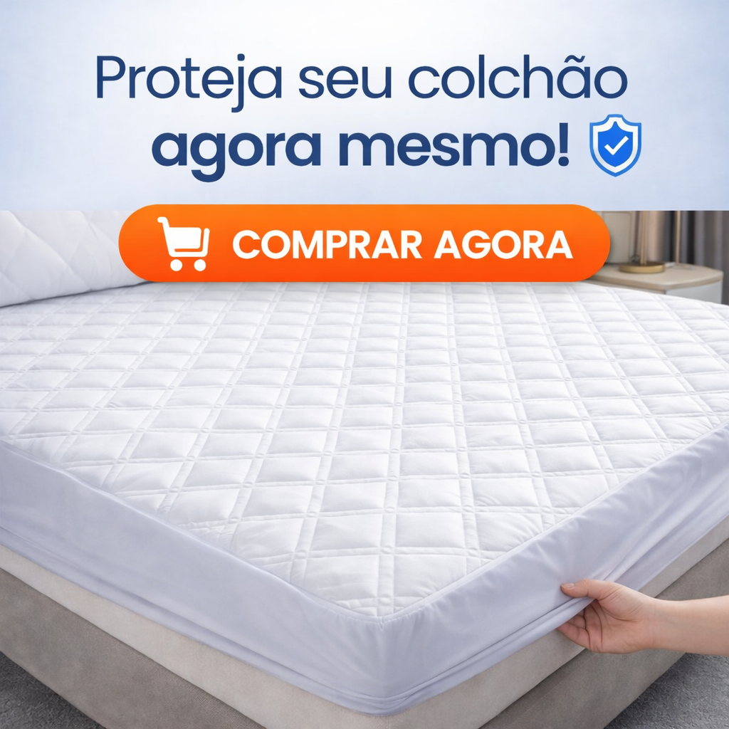 Protetor de Colchão Impermeável UltraShield™
