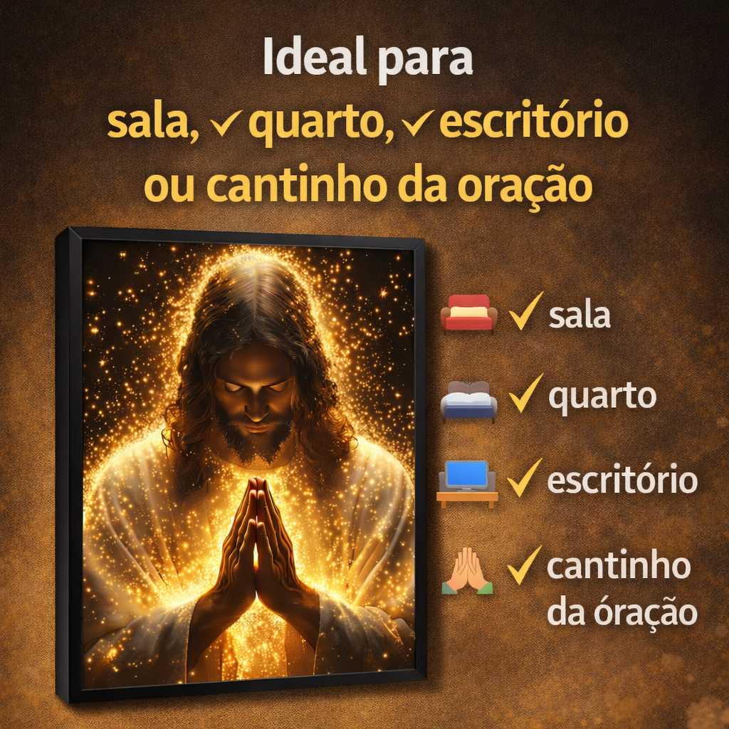 Quadro Decorativo Oração Divina