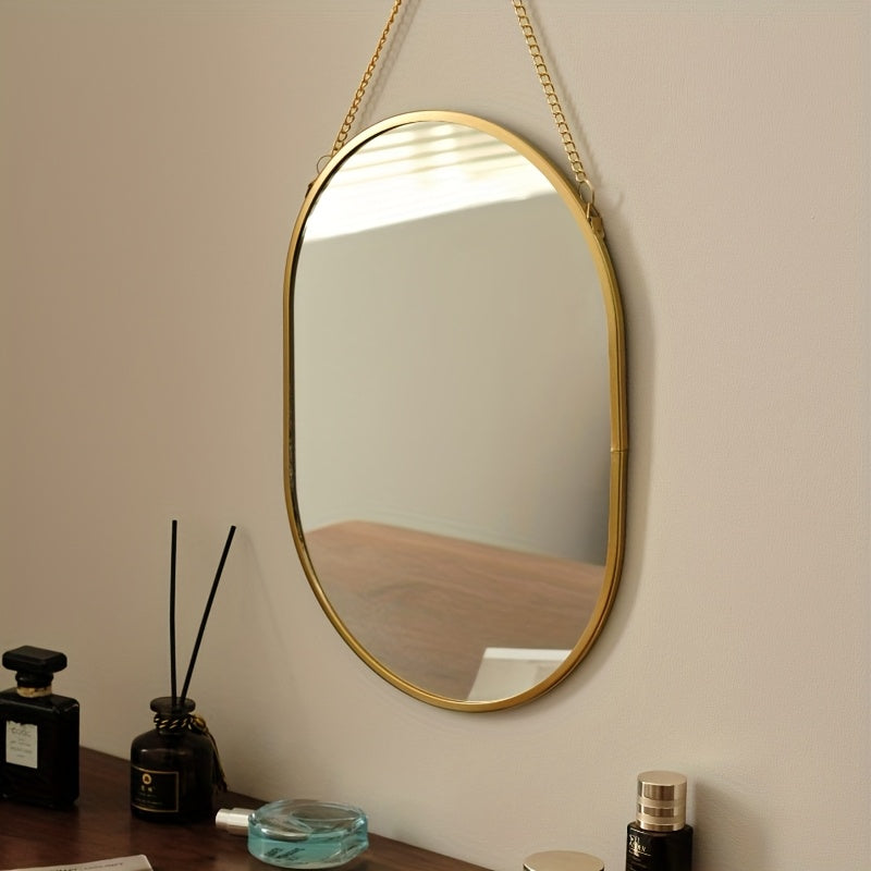 Espelho de Parede Oval Modelo Luxo