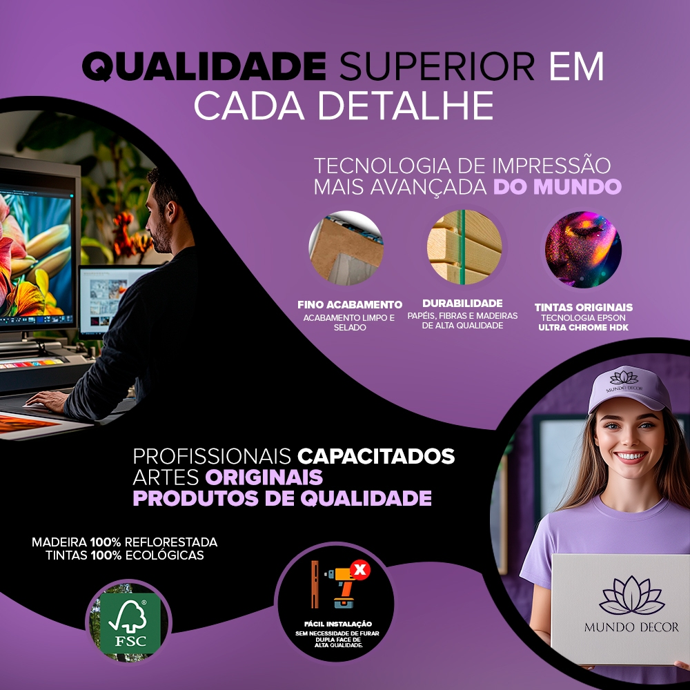 Quadros Decorativos Arte Árvore Da Vida Ouro Sala Quarto Mosaico 5 Peças