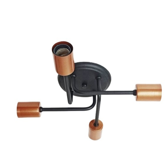 Lustre De Teto Para Sala Quarto Cozinha para 4 Lâmpadas