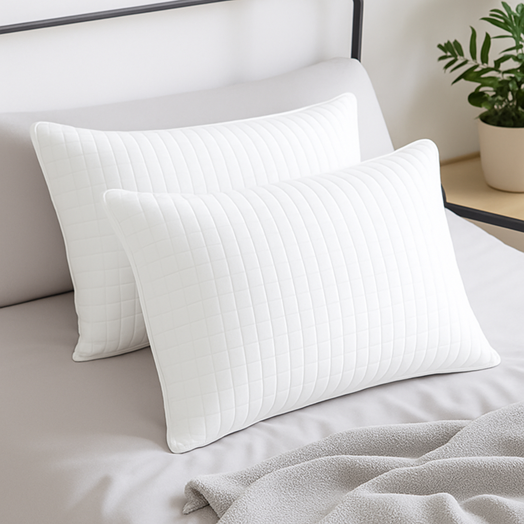 Kit 2 Capas Protetora De Travesseiro Matelado Antialérgico 70x50