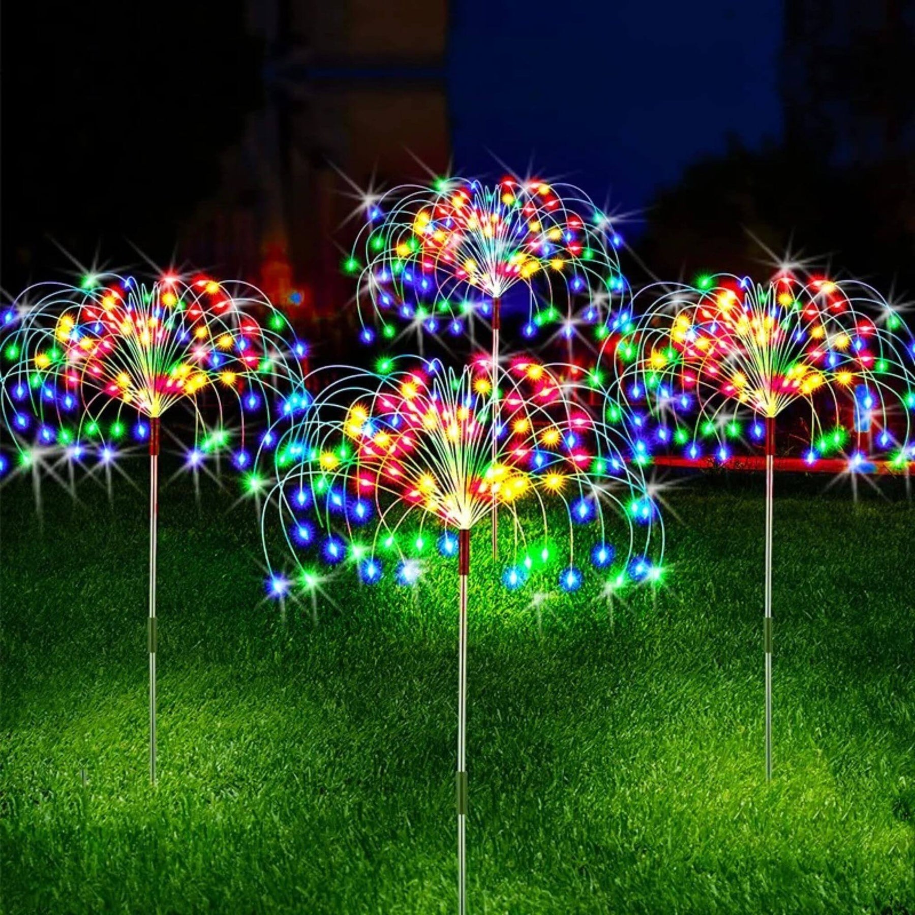 Led Solar Fogos de Artifício Decoração de Jardim