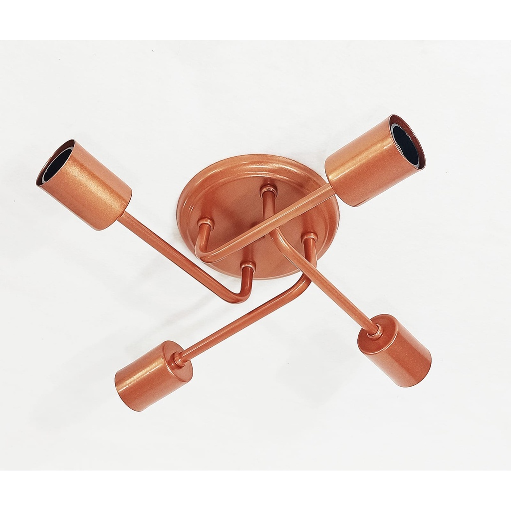 Lustre De Teto Para Sala Quarto Cozinha para 4 Lâmpadas