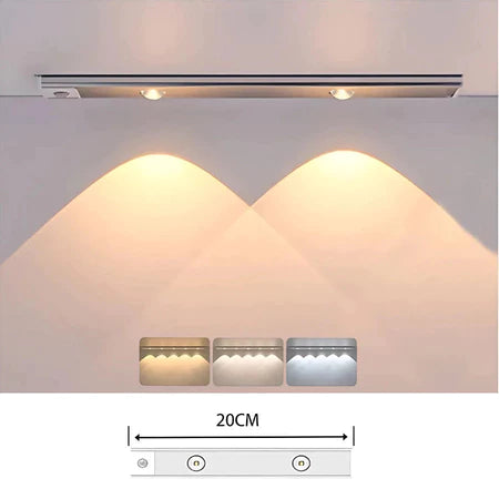 Luminária LED Fina com Sensor de Presença