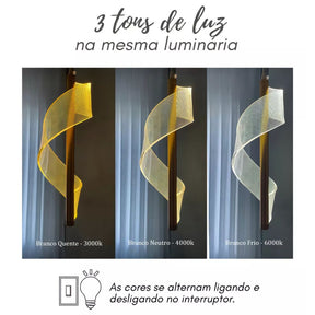 Luminária Pendente luminação interior Led Nordico