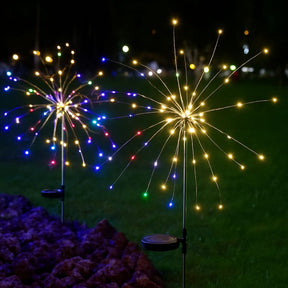 Led Solar Fogos de Artifício Decoração de Jardim