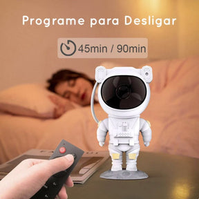Luminária Projetor Astronauta