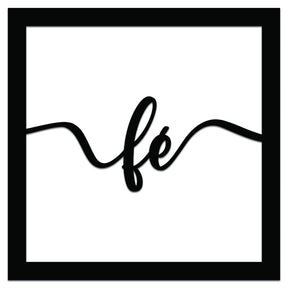 Kit Quadros Decorativos Fé Amor e Gratidão Para Quarto E Sala