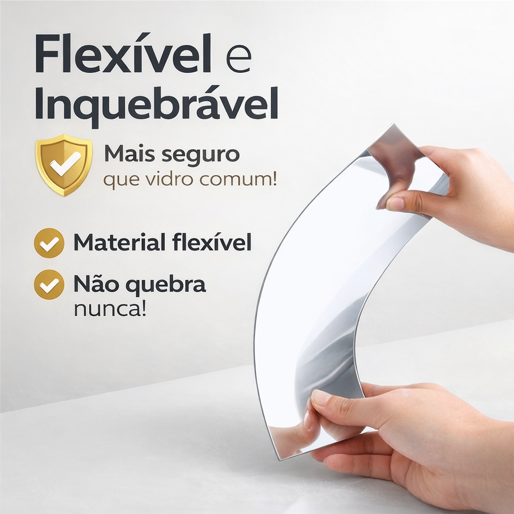 Espelho Adesivo Inquebrável
