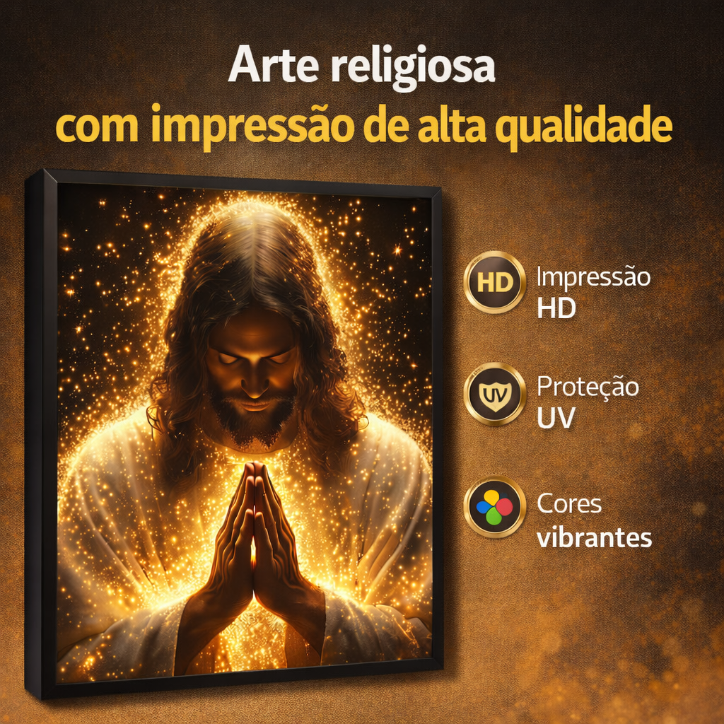 Quadro Decorativo Oração Divina