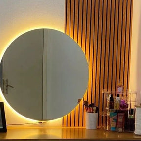 Espelho Redondo 60cm Com Iluminação LED