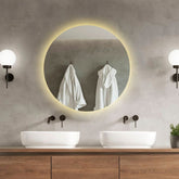 Espelho Redondo 60cm Com Iluminação LED