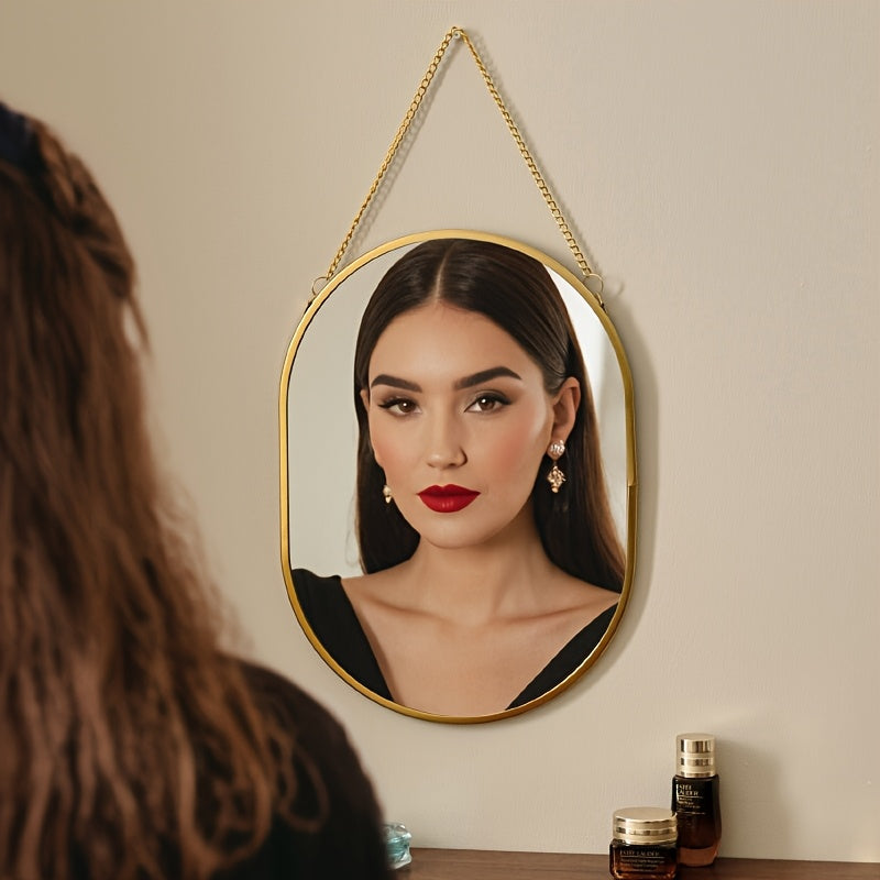 Espelho de Parede Oval Modelo Luxo