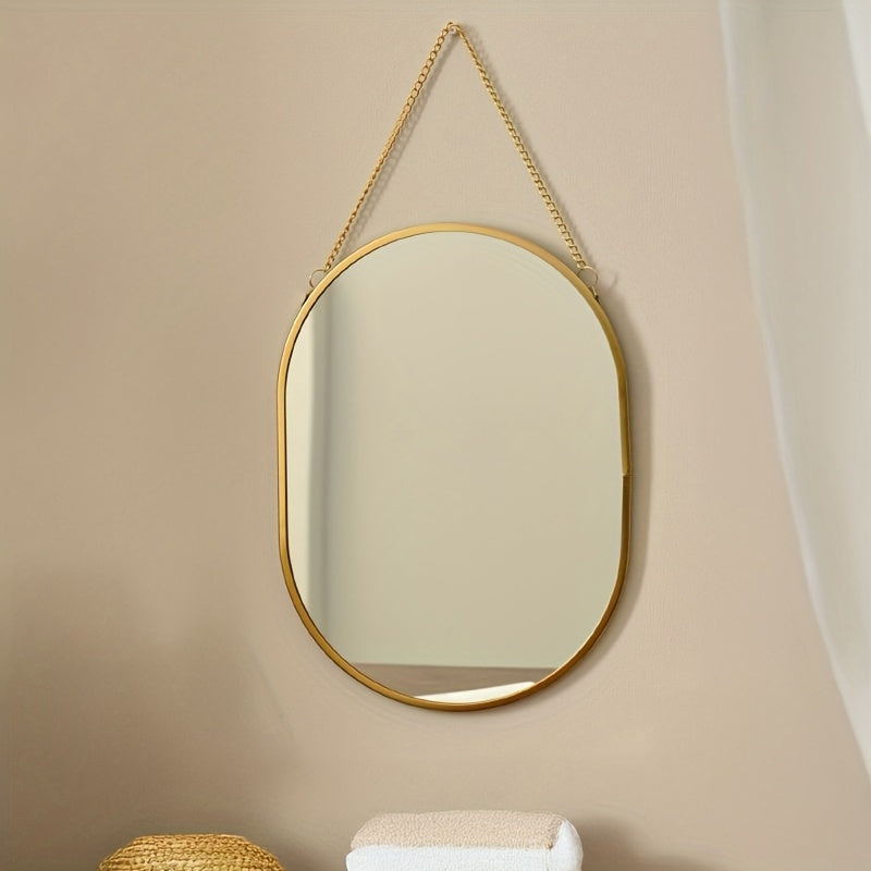 Espelho de Parede Oval Modelo Luxo