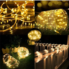 Pisca Pisca LED Solar com Mangueira