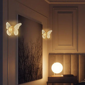 Luminária de Parede Borboleta LED Dimmable Moderna
