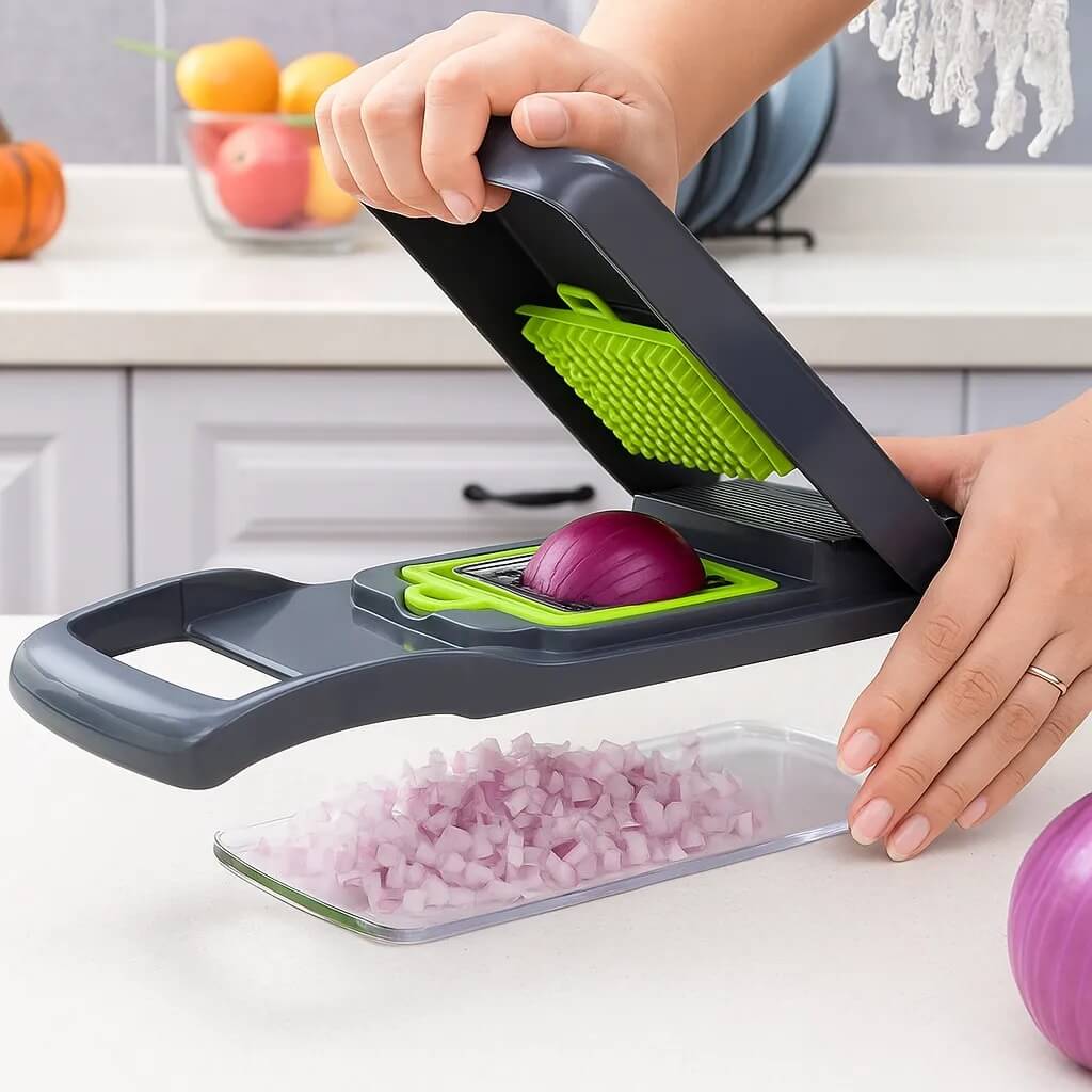 UltraChef™ – Cortador e Fatiador Multifuncional 16 em 1