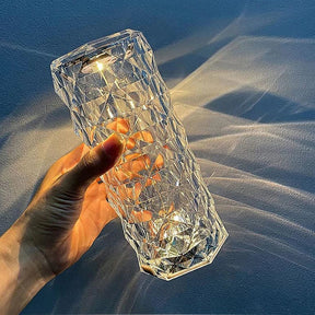 Luminaria Cristal de Mesa Abajur