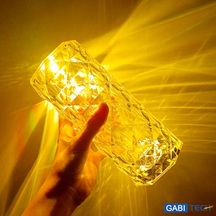 Luminária De Mesa De Cristal LED Diamante
