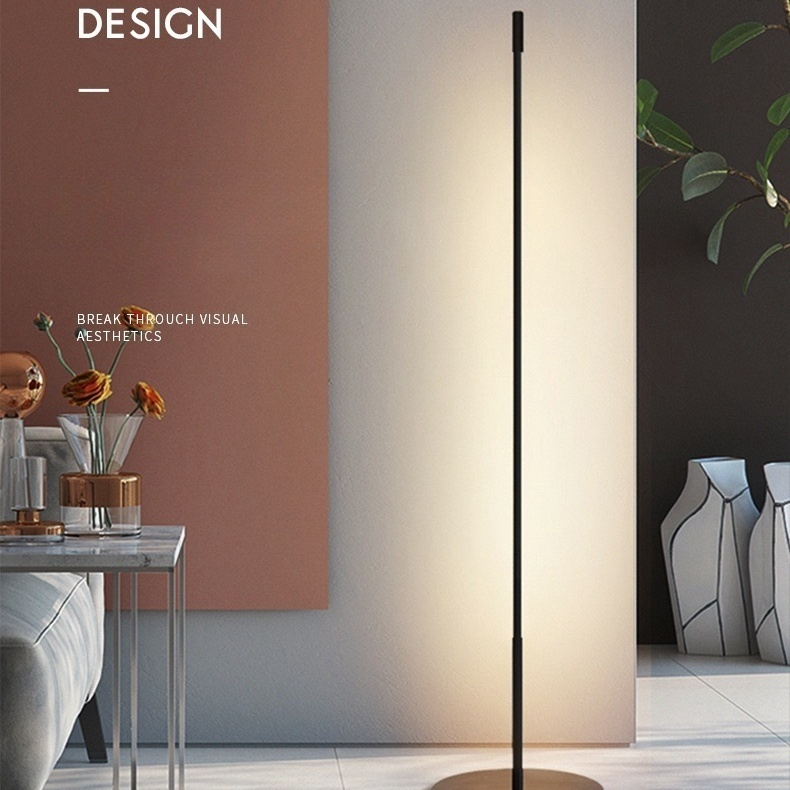 Luminária de chão led nórdica luz ambiente de canto acrílico, adequada para iluminação led branco-G5