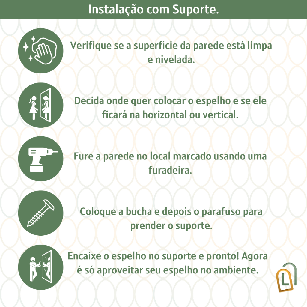 ESPELHO 1 METRO GRANDE RETANGULAR DE VIDRO DECORAÇÃO PARA SALA QUARTO BANHEIRO SUPORTE OU DUPLA FACE