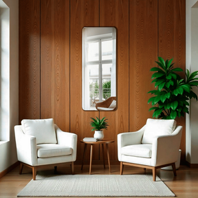 ESPELHO 1 METRO GRANDE RETANGULAR DE VIDRO DECORAÇÃO PARA SALA QUARTO BANHEIRO SUPORTE OU DUPLA FACE