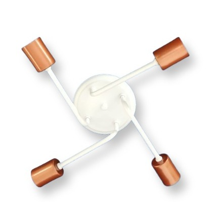 Lustre De Teto Para Sala Quarto Cozinha para 4 Lâmpadas