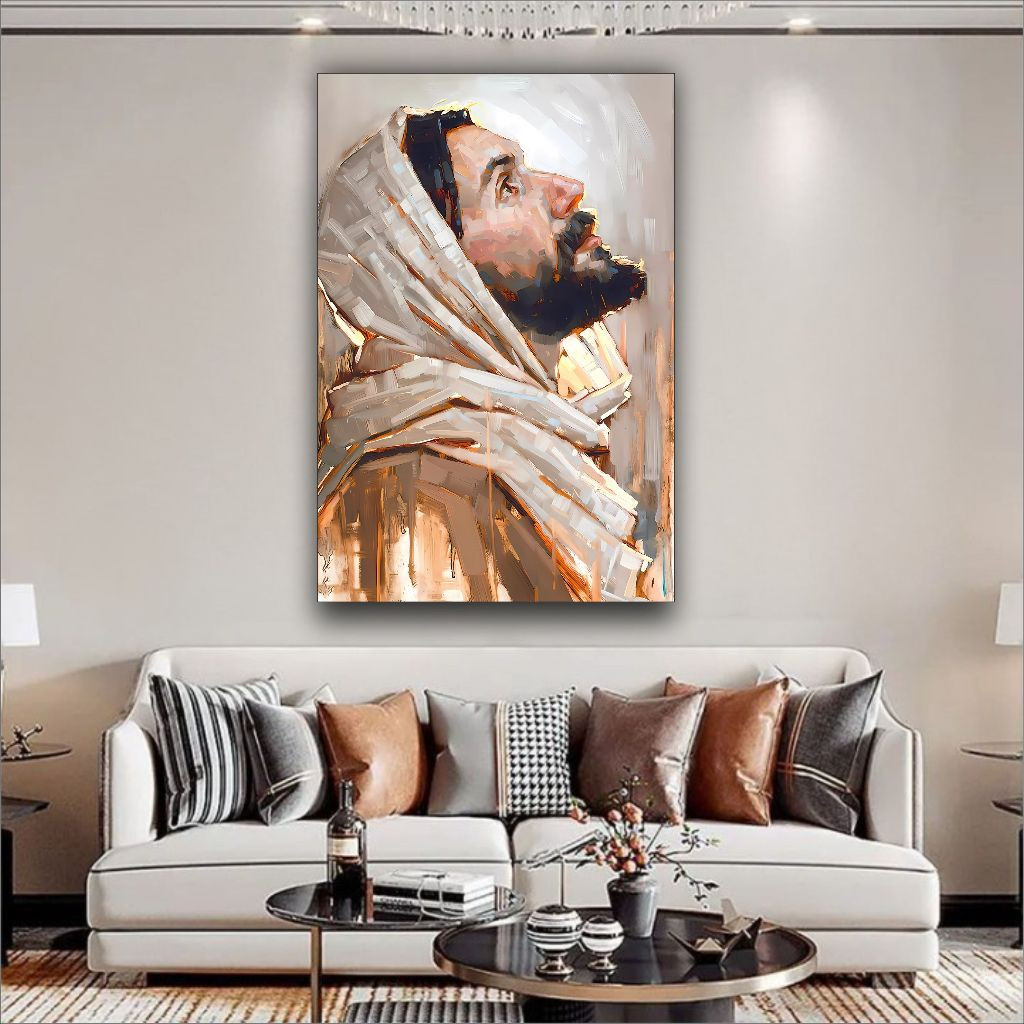 Quadro decorativo Grande 1 tela Religião Jesus cristo arte