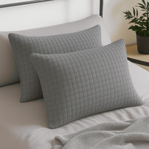 Kit 2 Capas Protetora De Travesseiro Matelado Antialérgico 70x50