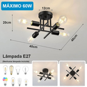 Lustre Led Moderno 4/6 Lampadas Luminária de Teto para sala/cozinha/quarto Iluminação Decorativa De Casa