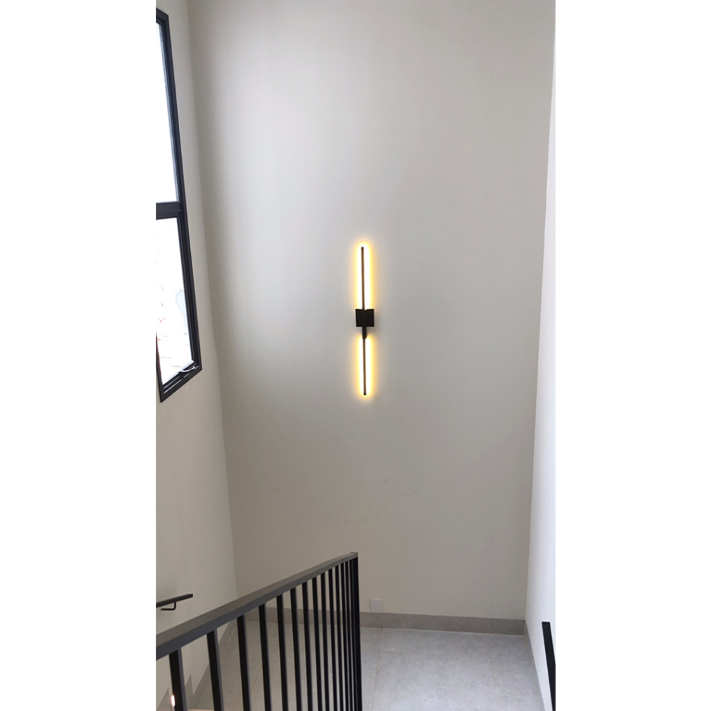 80CM Arandela Luminária De Parede Linear Moderna 13W Luz de três cores 80CM