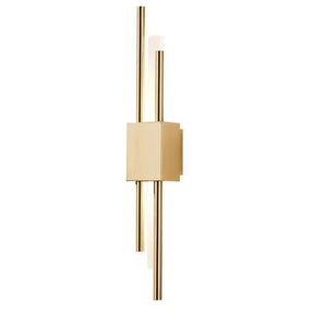 Luminária De Parede Linear Moderna Preta 10W 3 Cores em 1 Arandela Interna