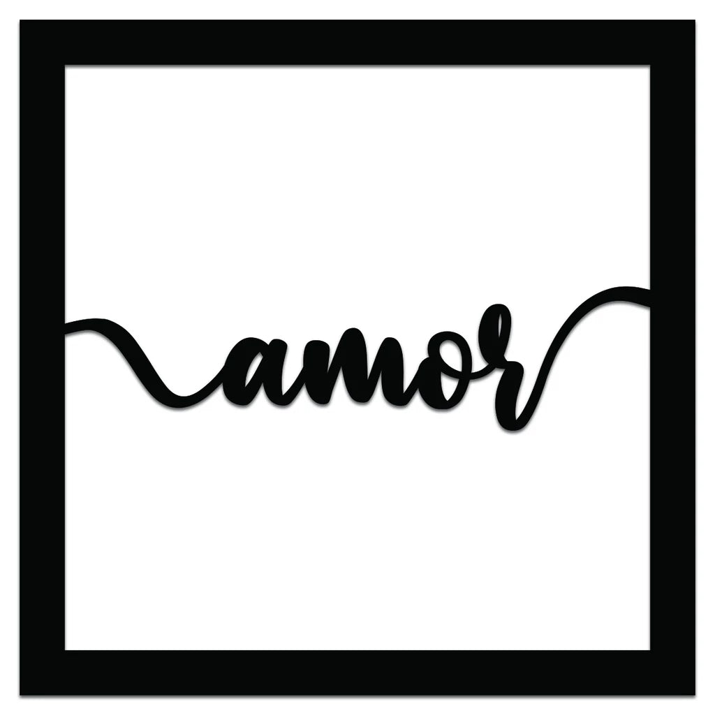 Kit Quadros Decorativos Fé Amor e Gratidão Para Quarto E Sala