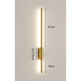 Arandela Luminária De Parede Linear