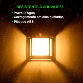 Luminaria Solar Com Sensor de Movimento