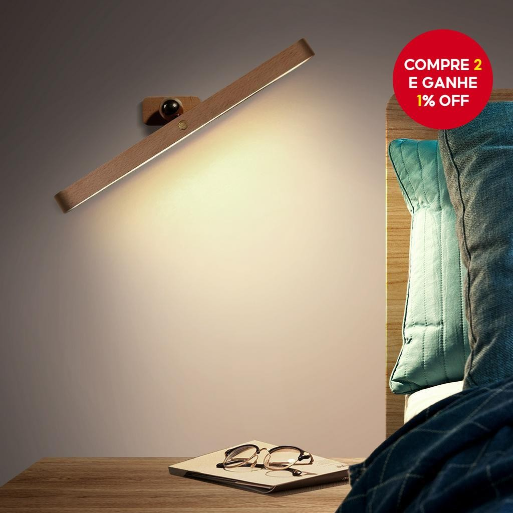 Luz De Parede De Madeira Nórdica , Arandelas Cabeceira Recarregáveis USB , Iluminação Portátil Magnética , Lâmpada De Le