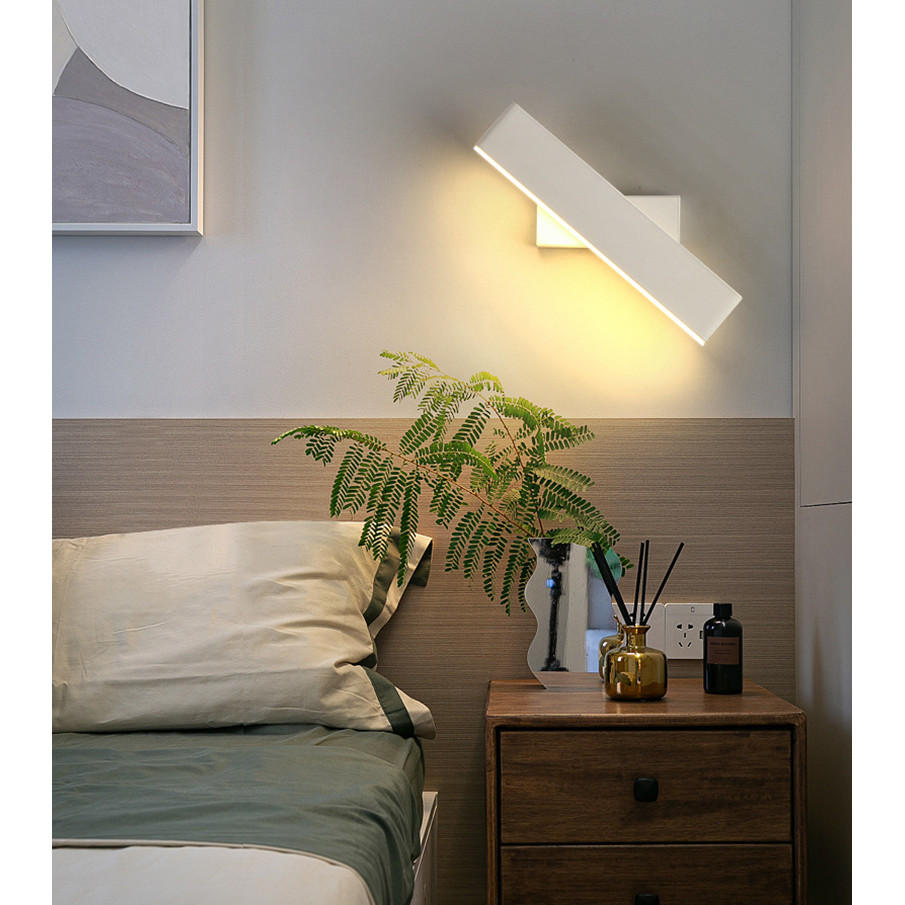 Arandela Zenit 12W Rotativa com 3 Cores Design Ajustável e Iluminação Direcionada