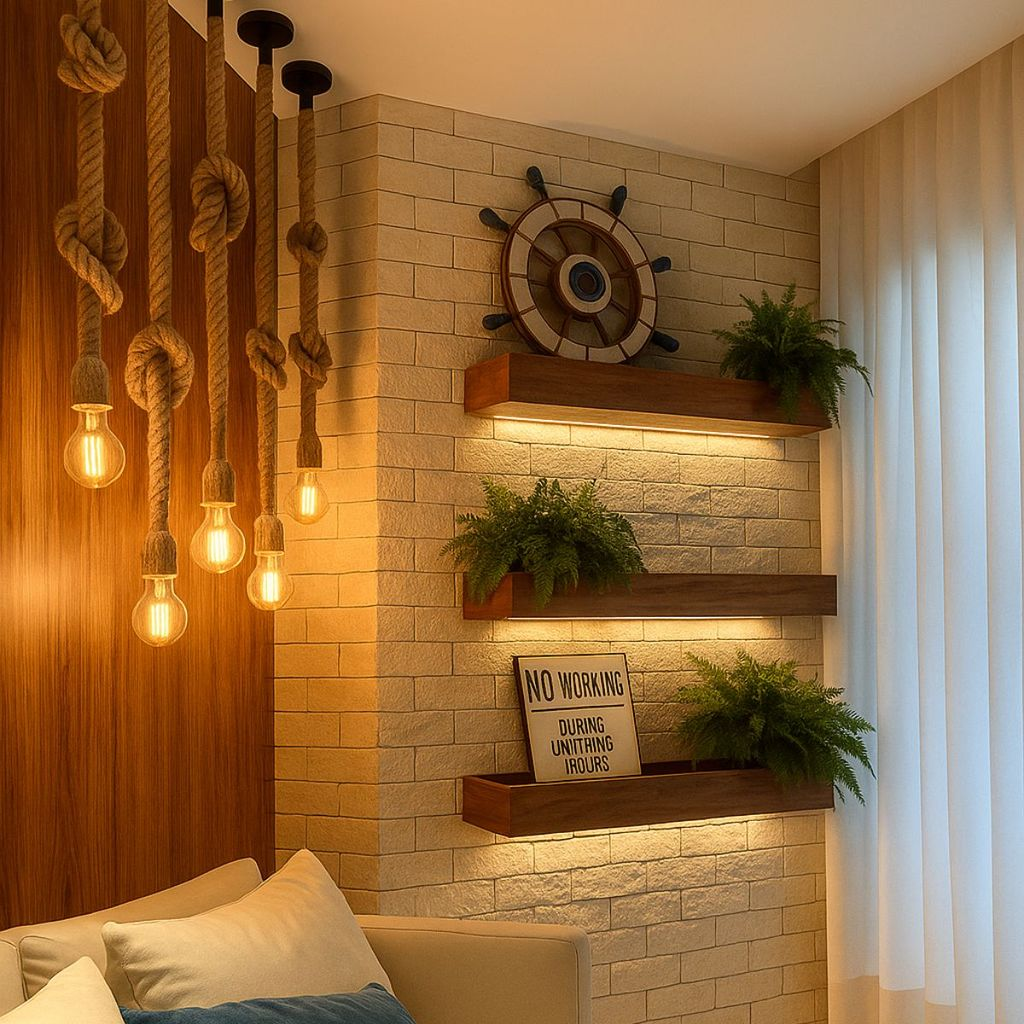 1 à 5 Pendente Corda Sisal 1 Metro Bivolt 110v 220v Vintage Rústico Decorativo Área Luminária Teto